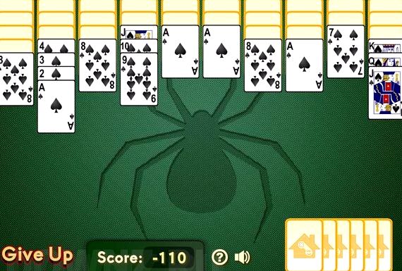 пасьянс бесплатно онлайн паук играть карты